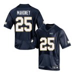 Notre Dame Fighting Irish Men's John Mahoney #25 Navy Under Armour Authentic Stitched Big & Tall College NCAA Football Jersey ESH0399MP